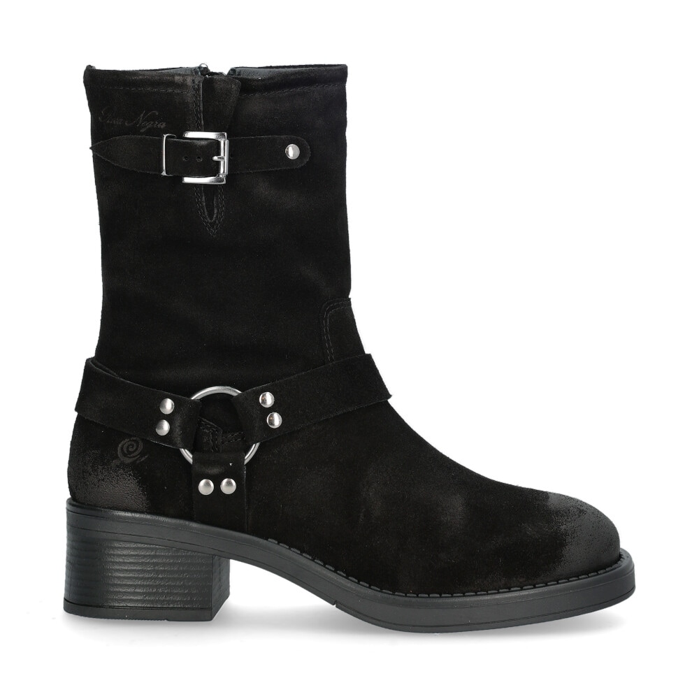 Cecilia Bikerboots Mocka